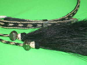 Hutband mit stampede strings nah